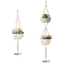 Plant Holders Flower Pot Flower Basket Garden Decor Hanger Baskets Lifting Rope