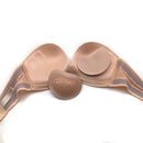 2pcs Thick Bikini Push Up Pad Silicone Sponge Bra Chest Insert Pads (Beige)