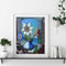 Oil Paint By Numbers Picture DIY Drawing Elegant Flower Nature Art Drawing