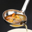 Colander Soup Oil Separation Grease Colander Filter 304 Stainless Steel Spoon