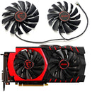 2x Graphics Card Fan for MSI R9 390X 390 380/R7 370 GAMING Graphics Card
