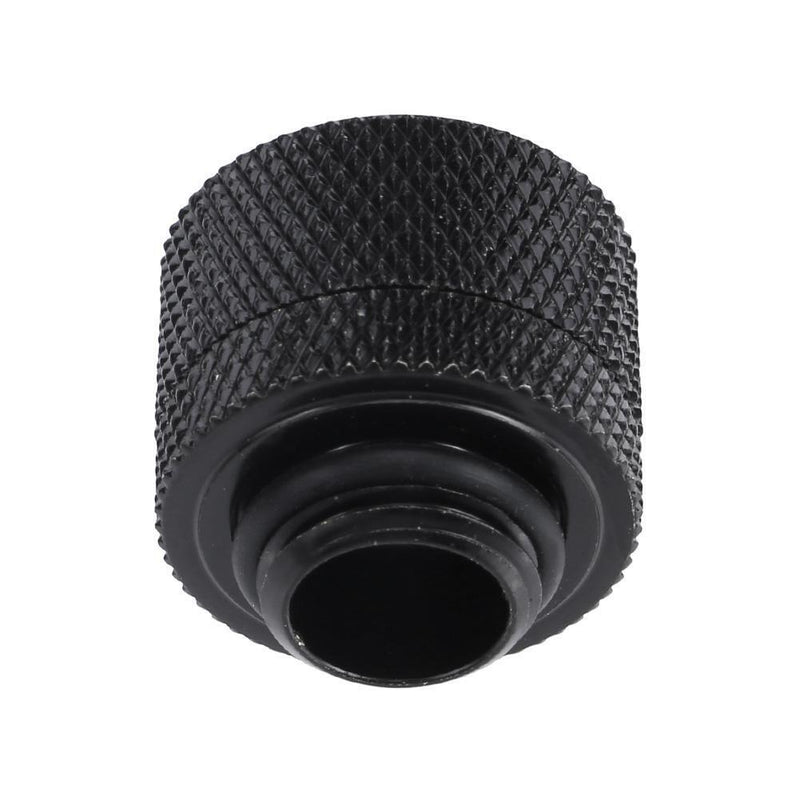 14mm G1/4 Acrylic Hard Tube Hand Twist 3 Laps for PC Computer (Black) Newly
