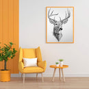 #A Deer Oil Paint By Numbers Kit DIY Acrylic Painting on Canvas Frameless Drawin