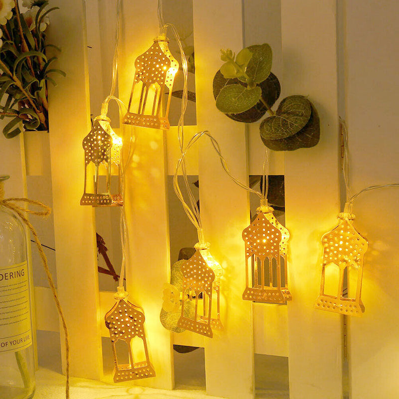 1.5m Happy Eid LED Festival String Lights Tree Decorative Light Ramadan Ornament