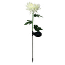 2pcs LED Solar Light Chrysanthemum Lawn Stake Lamps Garden Decor (Pink)