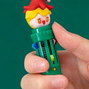 Home Decor Gingerbread Man Ten Color Pen Christmas Ballpoint Pen Stationery