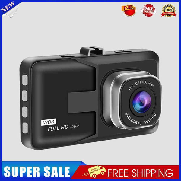 3 inch Screen G-sensor Recorder Single Lens HD Loop Recording Dash Cam
