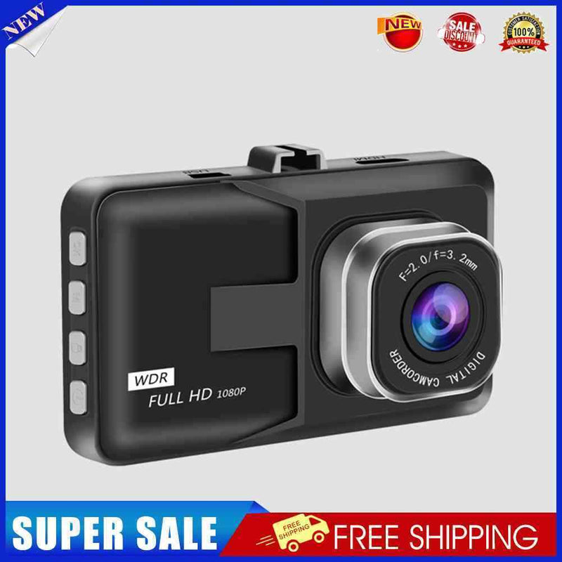 3 inch Screen G-sensor Recorder Single Lens HD Loop Recording Dash Cam