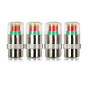 4pcs 36psi Car Tire Pressure Detection Cap Monitoring External Valve Caps