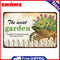 Garden Retro Metal Plate Tin Sign Poster Plate Iron Painting Wall Home Decor
