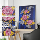 5D DIY Partial Special Shaped Drill Diamond Painting Flower Mosaic Art Craft Kit