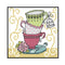 Tea Cup Partial Cross Stitch 11CT Counted Cotton Handmade Needlework Decor