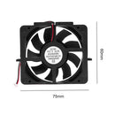 Cooling Fan DC7V 0.21A Heatsink Fan Spare Parts Replacement for PS2 Accesso