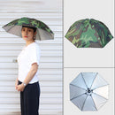 Outdoor Cap Portable Anti-Rain Anti-Sun Head Umbrella Hat (Camouflage) Newly