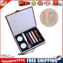 English Alphabets Five-petaled Flower Metal Hot Sealing Wax Clear Stamps(L)