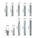 Pyrography Marking Wood Burning Pen Tips Kit Soldering Iron Head Set Stencil