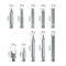 Pyrography Marking Wood Burning Pen Tips Kit Soldering Iron Head Set Stencil