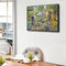 DIY Oil Paint By Number Town Scenery Canvas Artwork Living Room Hand Paint Decor