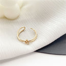 Women Simplicity Open Ring Knot ring Finger Ring Index finger ring Adjustable