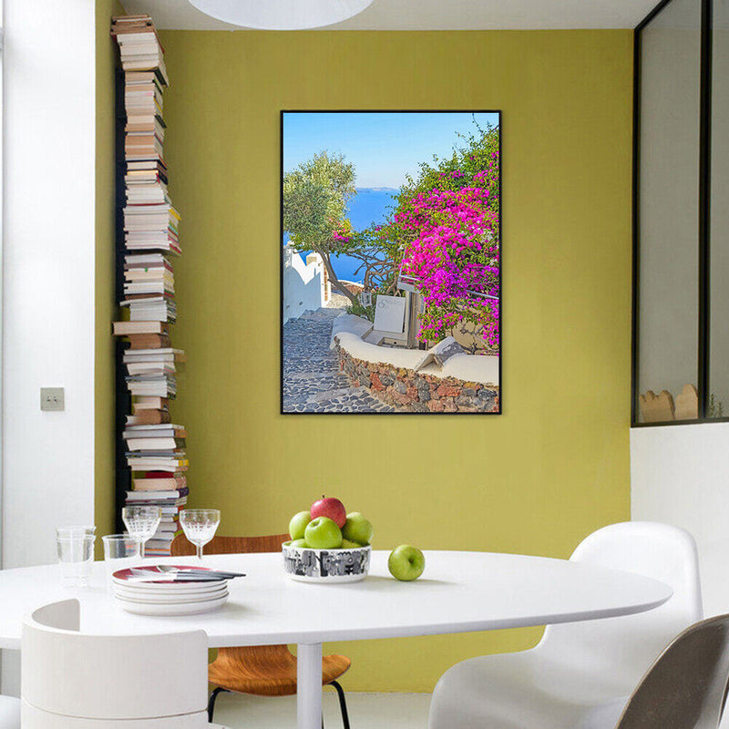40x50cm Path Flowers Painting By Numbers DIY Picture Hand Painted Home Decor