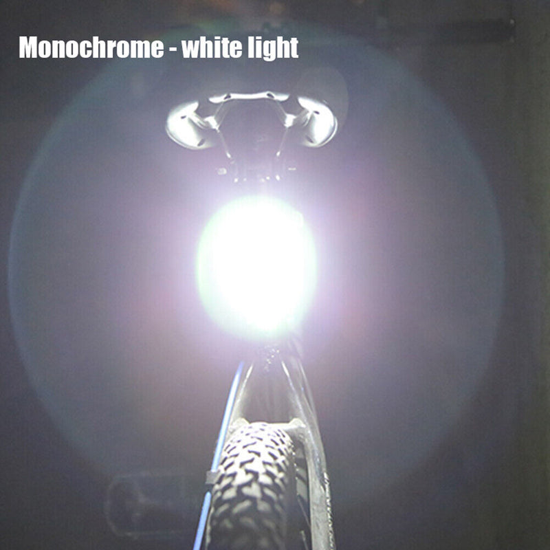 LED Mountain Bicycle Taillight USB Night Ridding Rear Lights (White Light)