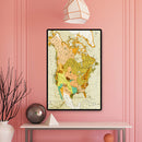Educational Jigsaw Assembling Toys 1000pcs DIY World Map Puzzle for Kids Ad