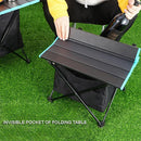 Outdoor Folding Table Storage Hanging Basket Picnic Camping Pouch Organizer