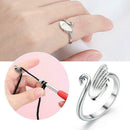 1x Swan Shape Knitting Loop Crochet Ring Thimble Guide Accessories Sewing C7X5