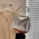 Fashion Sequins Handbag Women Glitters Travel Casual Underarm Shoulder Bag Purse