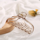Women Transparent Hollow out Hair Claw Hair Grips Ladies Girl Fashion Hair Cl