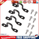 4pcs Pickup Truck Bed Steel Tie Down Anchors with 8 Bolts Universal (Black)