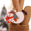 Home Hanging Decoration Christmas Tree Decor Navidad Decor Wooden Pendants