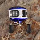 Right Hand Baitcasting Reel Speed Ratio 3.3:1 High Strength ABS Kun