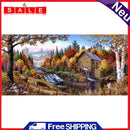Woods Oil Paint By Numbers Kits Canvas Picture Wall Art DIY Craft Decor Hat