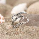 Yarn Guides Opening Thimble Knitting Ring Octopus Shape Crochet Loop Sewing
