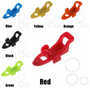 3 Rubber Rings Plastic Rubber Fishing Gear Safe Hanger Fishingrod Lures Holders