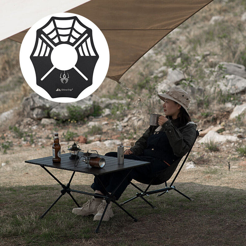 #A ShineTrip Outdoor Furnace Insulation Pad Camping Stove Heat Shield for SOTO 3