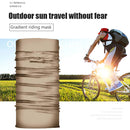 Cycling Camping Tube Scarf Outdoor Gaiter Bandana Headband (Cement Grey) Newly