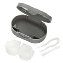 Travel Lovely Contact Lenses Box Contact Lens Case Mini Square with Mirror