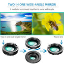 4 in 1 Camera Lens HD 28x Mobile Phone Lens Wide Angle Macro Lens for Smartphone