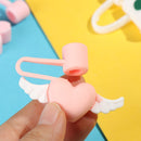 Silicone Straw Plug Cartoon Plugs Cover Cup Accessories Drinking Dust Cap