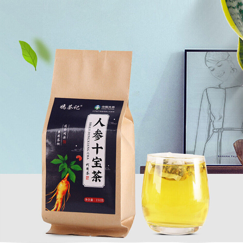 10 Kinds Herbal Ginseng Tea Energy Drink Men Relieve Fatigue Men Sexual Health