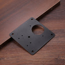 Cabinet Cupboard Door Plate Installer Hinge Repair Plate with Mounting Screw Set