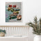 Colorful Boats Oil Painting By Numbers DIY Frameless Art Picture On Canvas