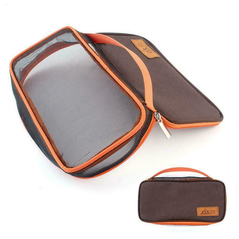 Outdoor Camping Tableware Storage Bag Oxford Picnic Storage Bag Pouch Carry P4J8