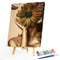 Daisy Girl Oil Paint by Numbers Hand Painted Frameless Picture Home Ornament Kit