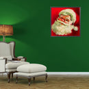 Handmade Smile Santa Claus 5D DIY Full Round Drill Drawing Kit Diamond Pain