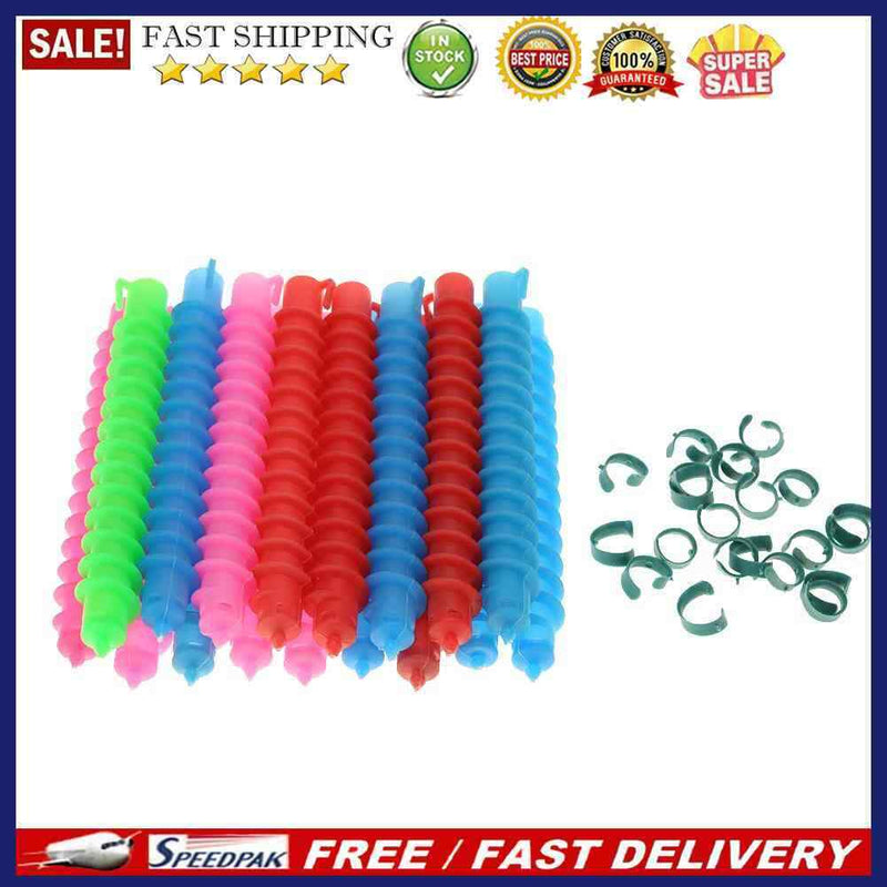 Long Spiral Hair Perm Rod Hairdressing Styling Curler Rollers (02 18pcs)