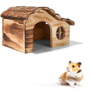 Wooden Hamster Nest House Tasteless And Non-toxic Hut Animals Small I9W0