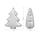 Party Supplies Wedding Decoration Christmas Tree Shape Candy Box Plastic Box